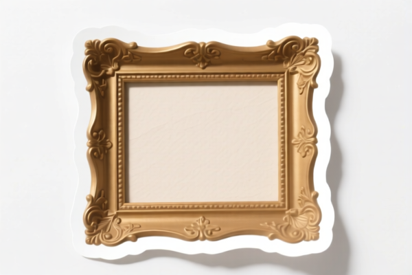 Paper Frame Sticker