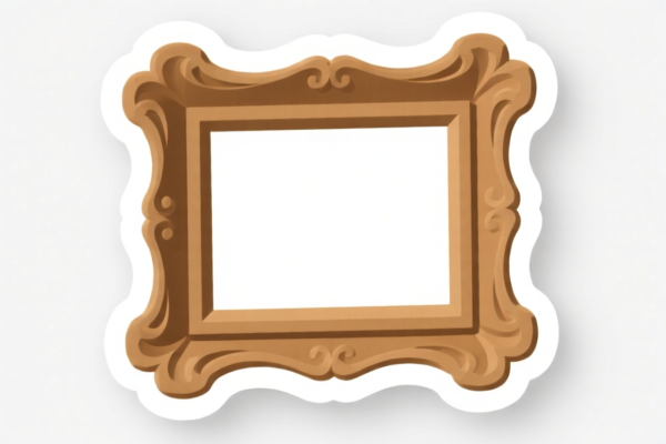 Paper Frame Sticker