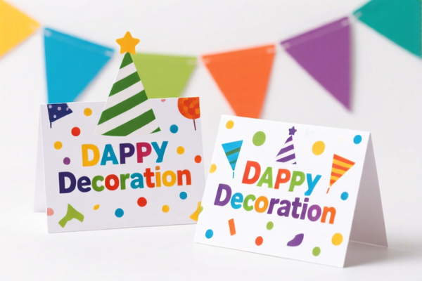 Party Decoration Cards