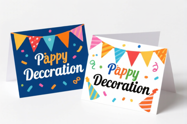 Party Decoration Cards