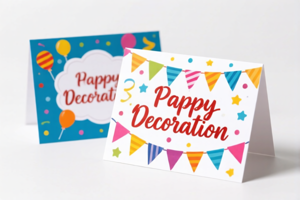 Party Decoration Cards