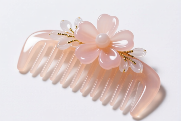 Plastic Decorative Hair Comb