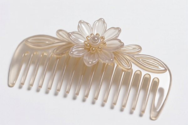 Plastic Decorative Hair Comb