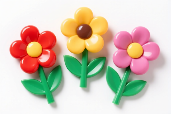 Plastic Hand Pull Flowers