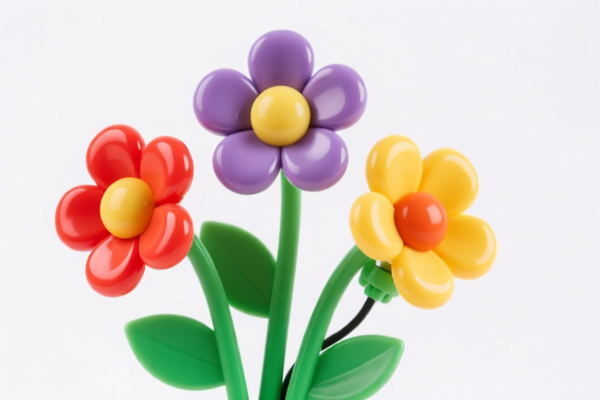 Plastic Hand Pull Flowers