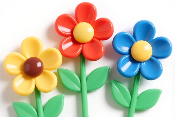 Plastic Hand Pull Flowers