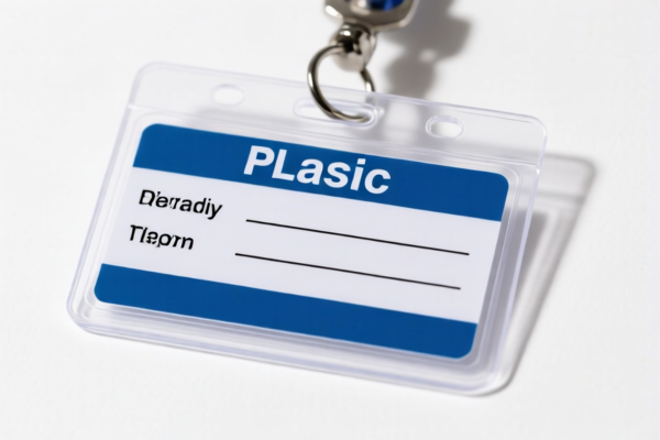 Plastic Name Tag