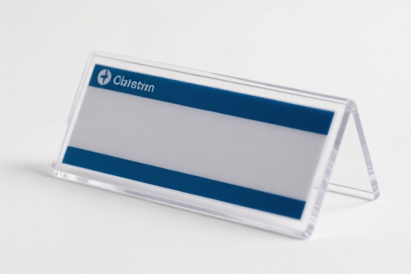 Plastic Nameplate