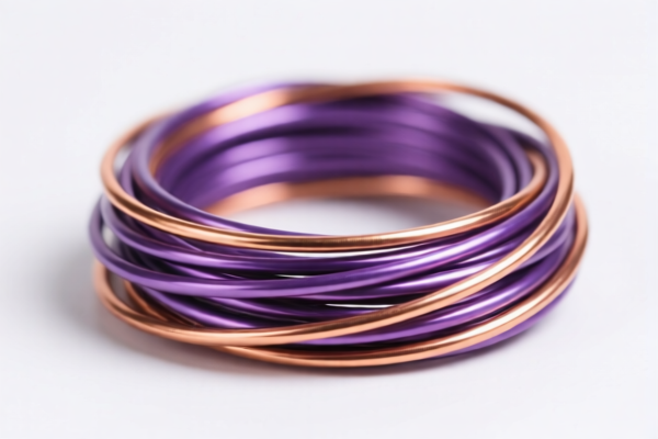 Purple Copper Wire