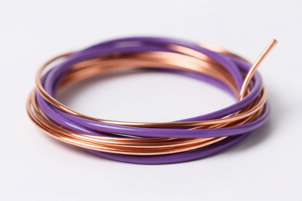 Purple Copper Wire