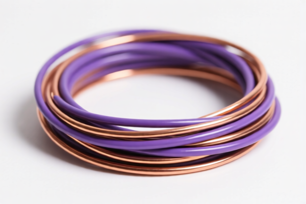 Purple Copper Wire