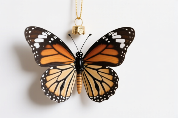 Realistic Butterfly Ornament