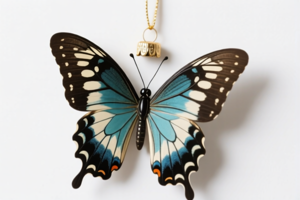 Realistic Butterfly Ornament