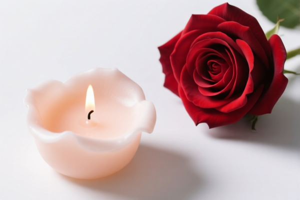 Rose Petal Candle