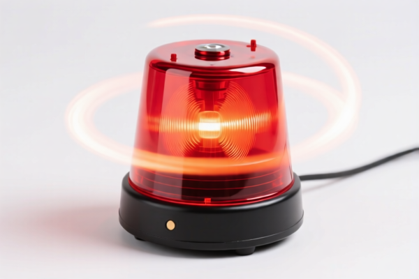 Rotating Stage Strobe Alarm Light