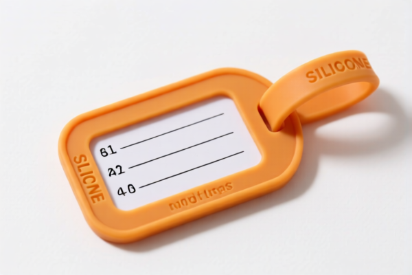 Image for SILICONE LUGGAGE TAG