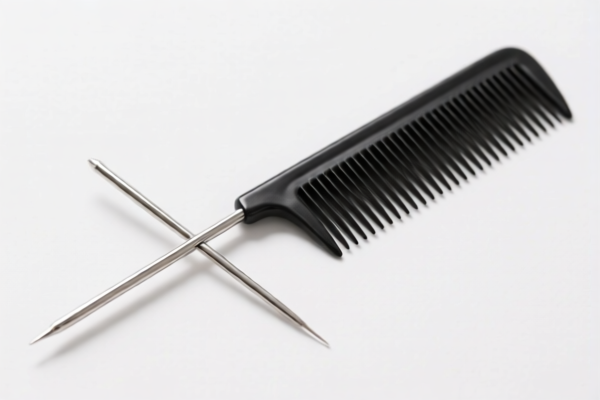 Image for STEEL NEEDLE HAIR COMB