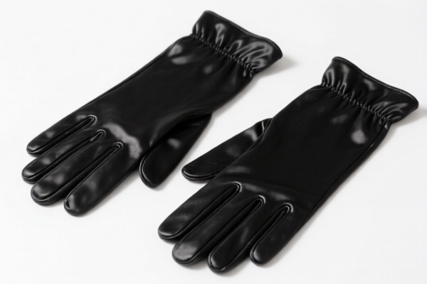 Short Satin Elastic Gloves
