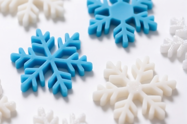 Silicone Snowflake Decorations