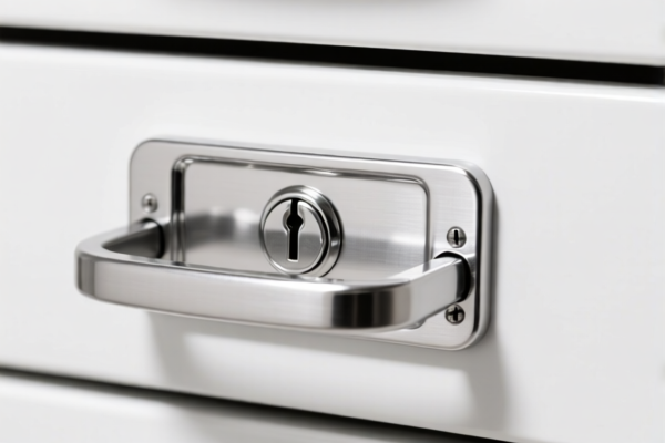 Silver Drawer Lock