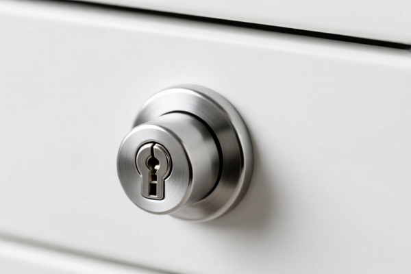 Silver Drawer Lock