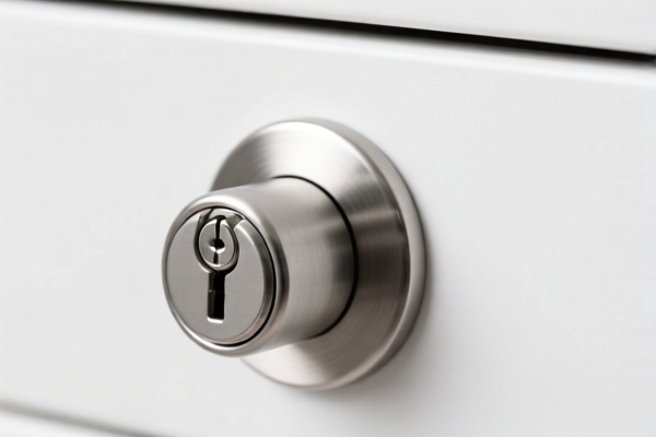Silver Drawer Lock