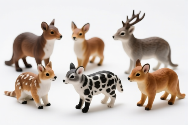 Simulated Animal Ornament Set