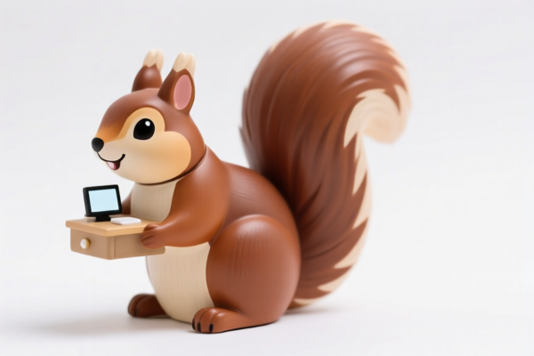 Squirrel Desk Decor Ornament