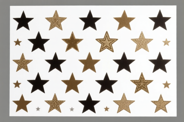 Star Decorative Sheet
