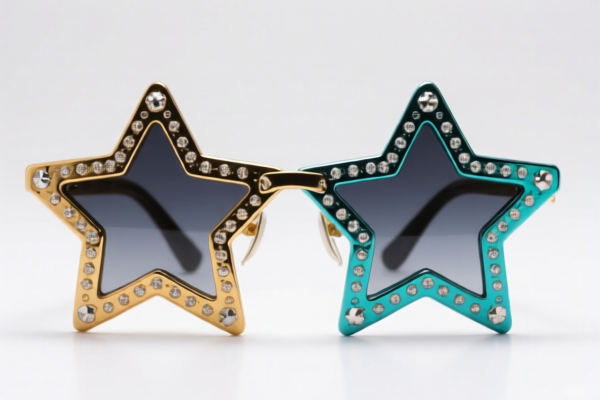 Star Shape Decorative Glasses