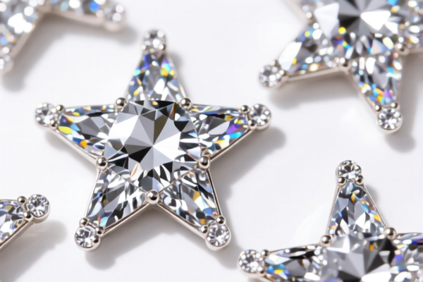 Star Shaped Rhinestones