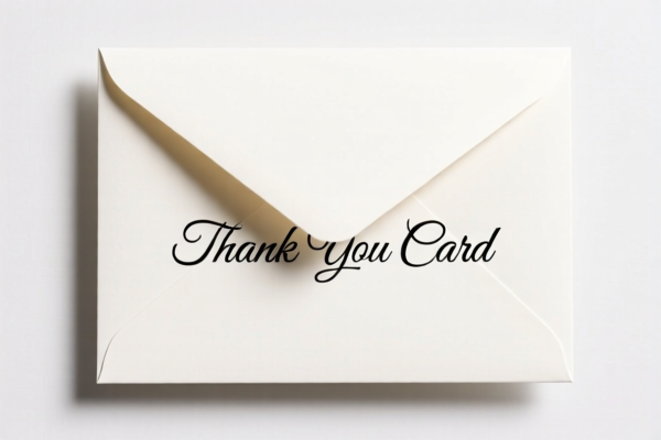 Thank You Card with Envelope