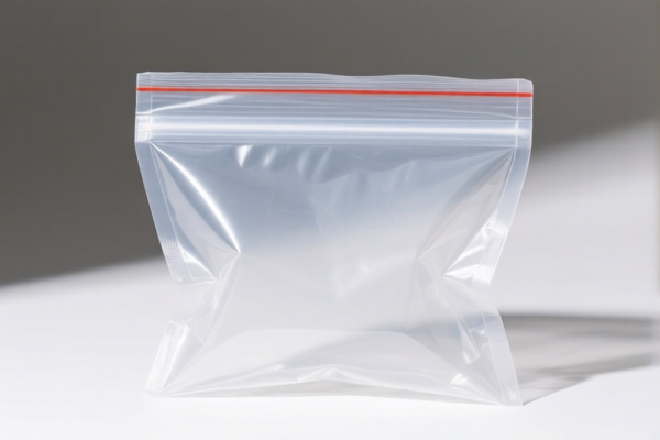 Transparent Bag with Lid
