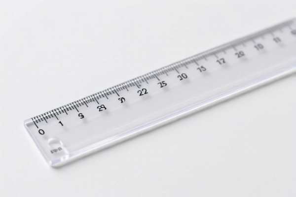 Transparent Plastic Ruler