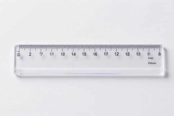Transparent Plastic Ruler