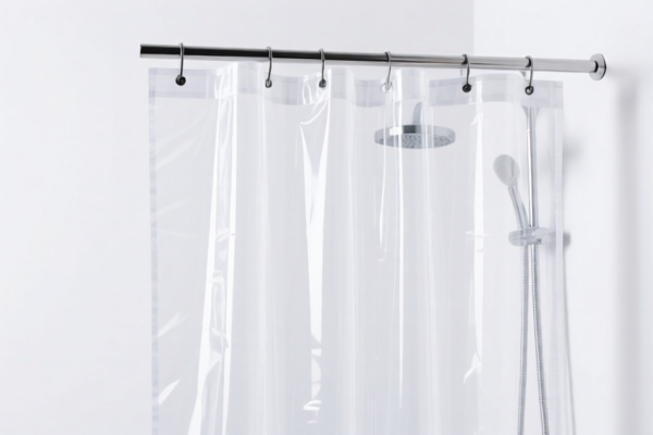 Transparent Shower Curtain