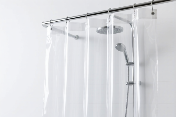 Transparent Shower Curtain