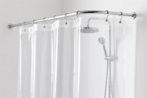 Transparent Shower Curtain