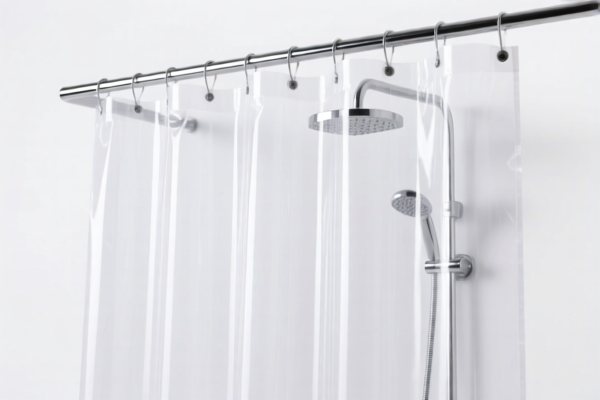 Transparent Shower Curtain