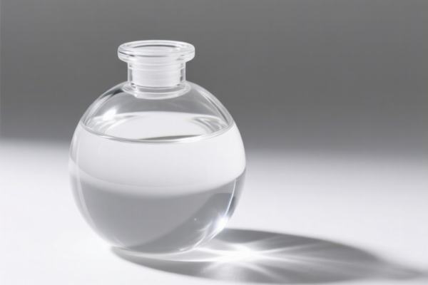 Transparent Spherical Bottle