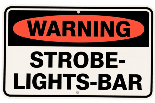 Image for WARNING STROBE LIGHTS BAR
