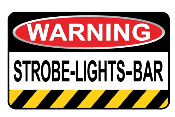 Image for WARNING STROBE LIGHTS BAR