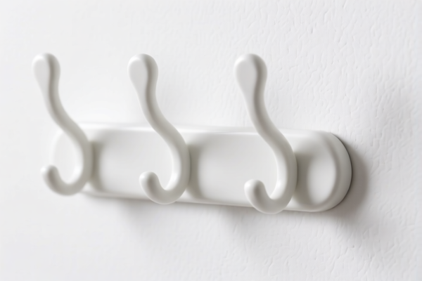 Wall Mount Hook Clothes Hook White