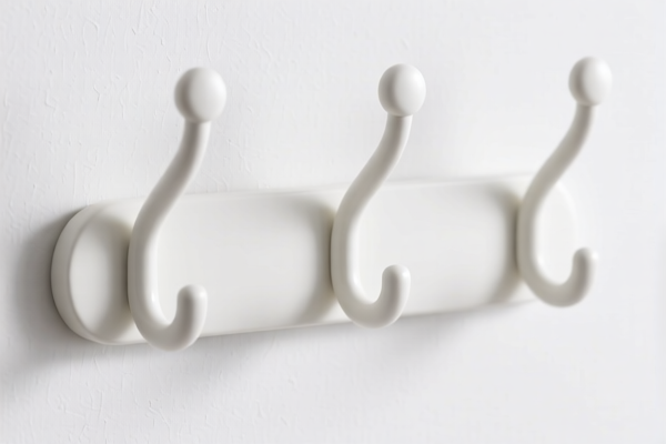 Wall Mount Hook Clothes Hook White