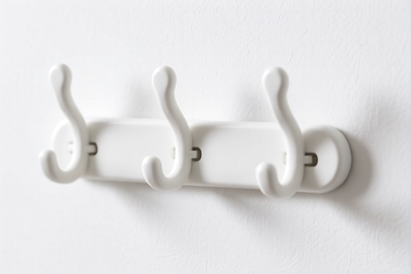 Wall Mount Hook Clothes Hook White