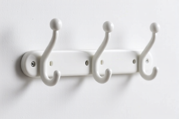 Wall Mount Hook Clothes Hook White
