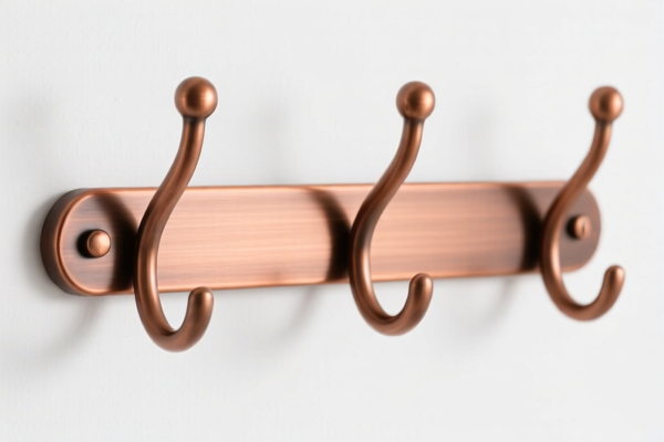 Wall Mount Hook Coat Rack Copper