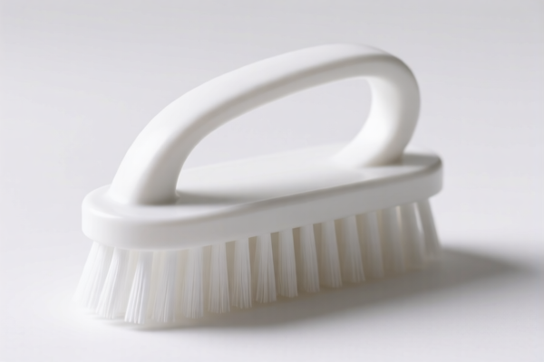 White Cleaning Brush