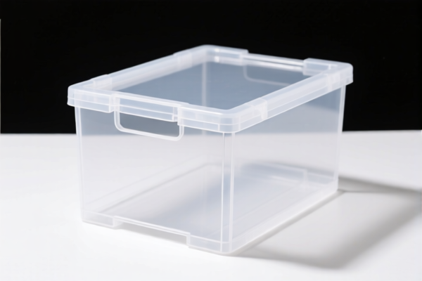 White Transparent Storage Box