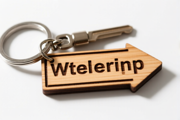 Wooden Keychain Sign